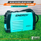 Soldadora  mma 140A + Mascara foto sencible 2 sensores Energy marca americana