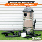Aspiradora INDUSTRIAL 40 litros 1600W (aspira liquidos )1600W gladiator electrica