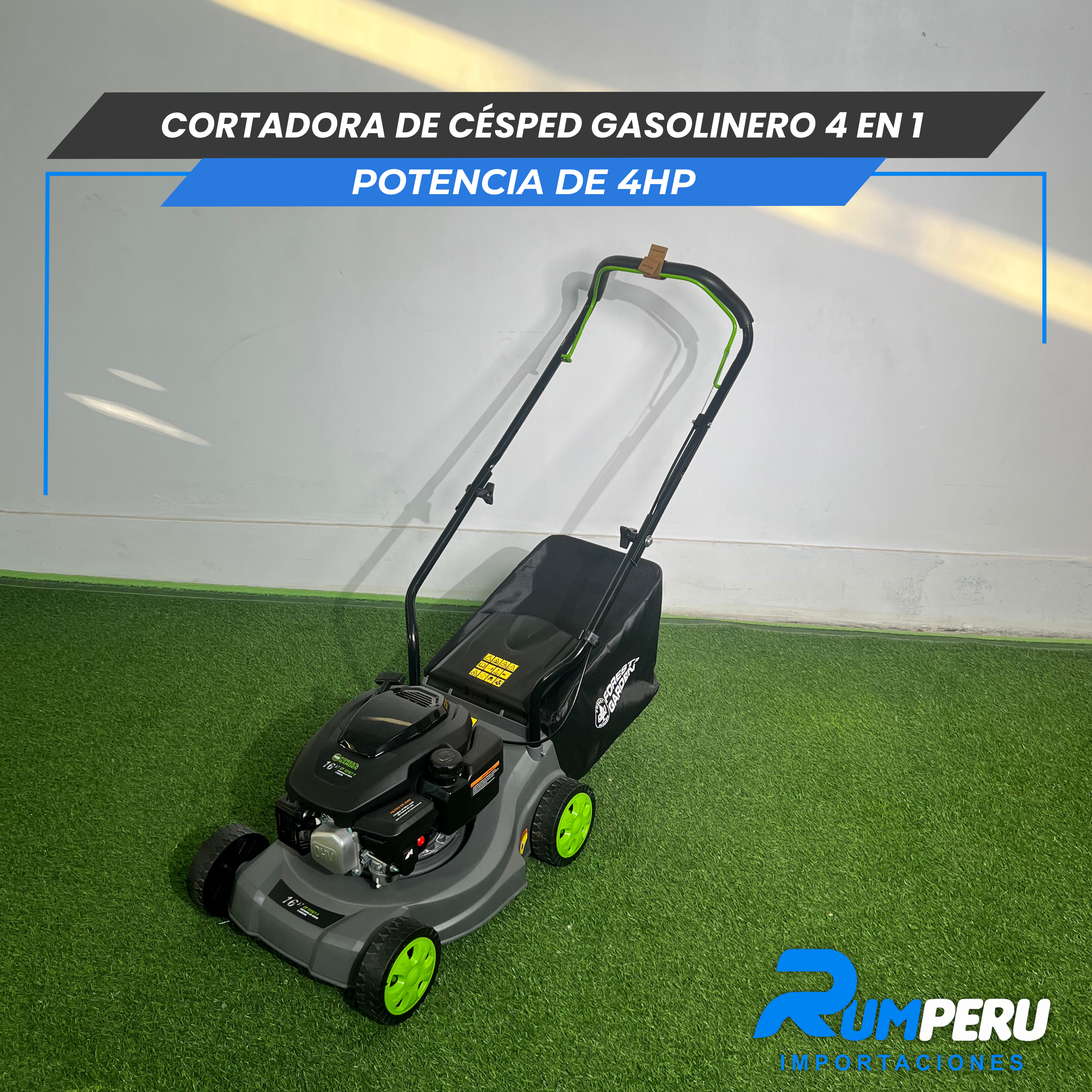 cortadora de cesped gasolinera  4 tiempos  4 en 1 -4hp