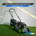 cortadora de cesped gasolinera  4 tiempos  4 en 1 -4hp