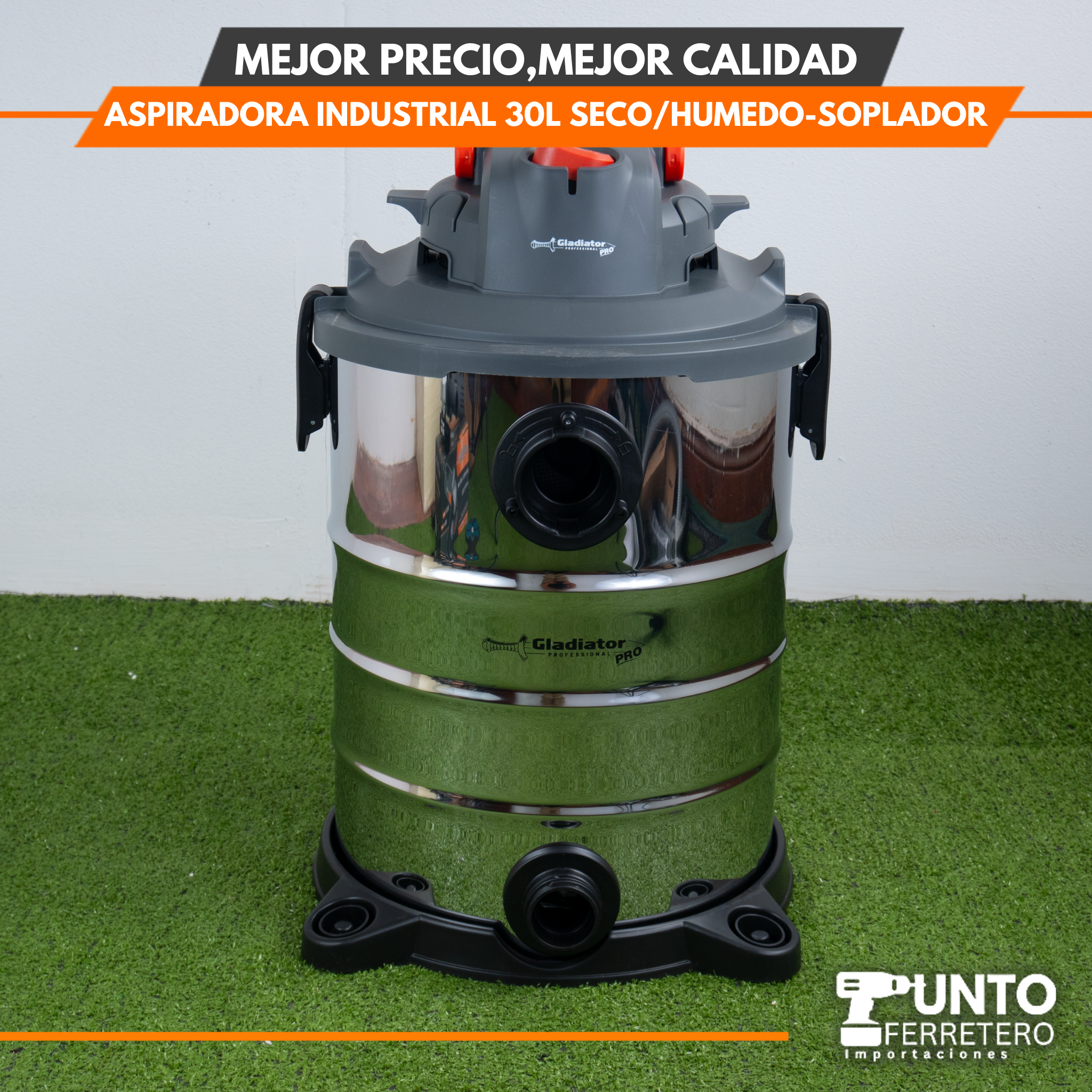 aspiradora de 30L 3 en 1 (aspiradora/seco-húmedo )y sopladora