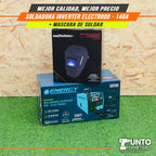 soldadora 2 procesos mig-mma 140 amperios energy + mascara+alambre