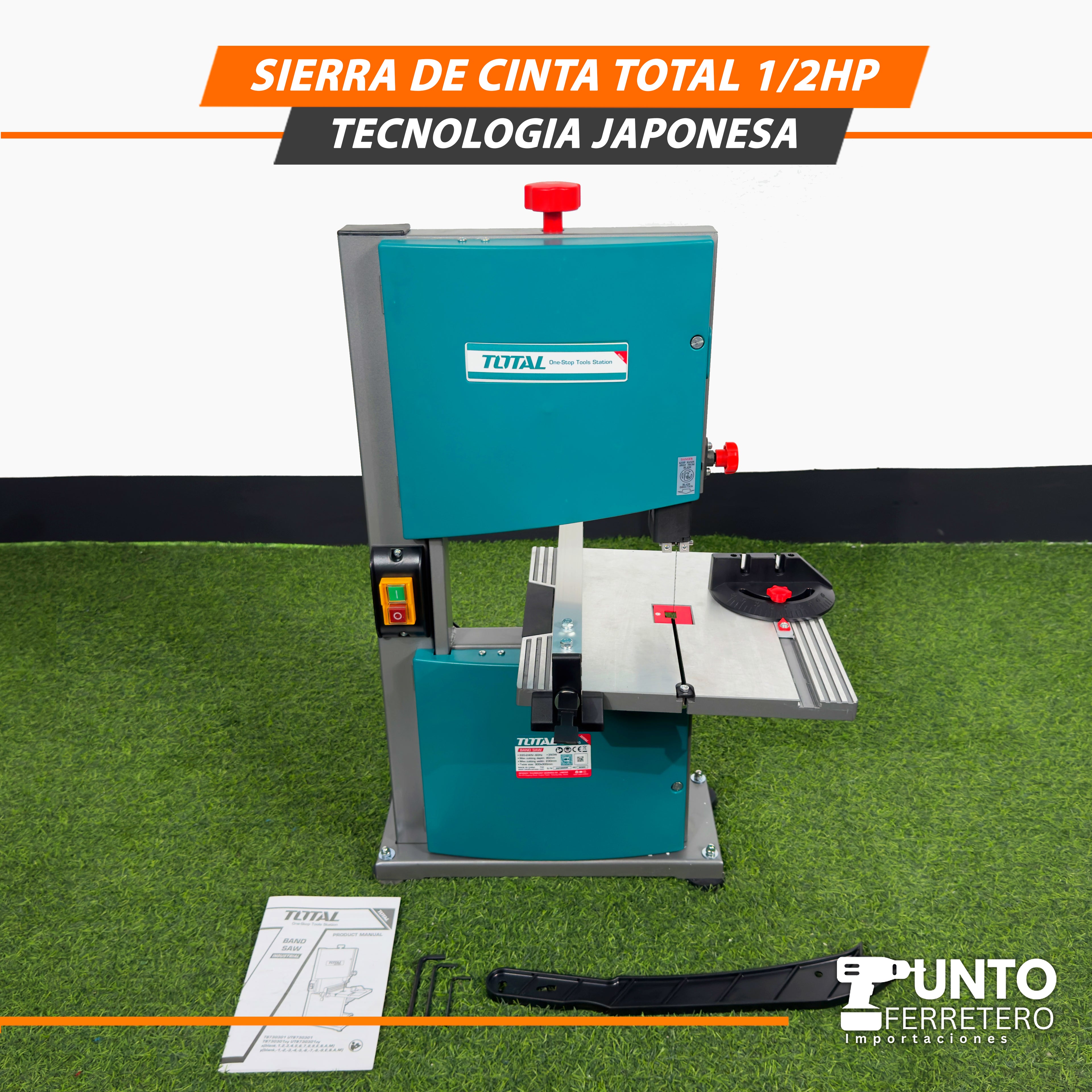 Sierra de Cinta Total 1-2HP