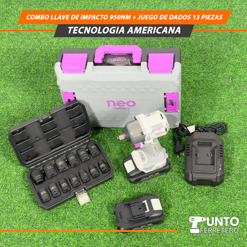 Combo de Llave de Impacto 950Nm🛠️💥
