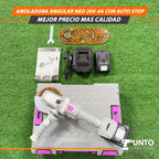 Amoladora Angular Neo de 20V-4A con Auto Stop