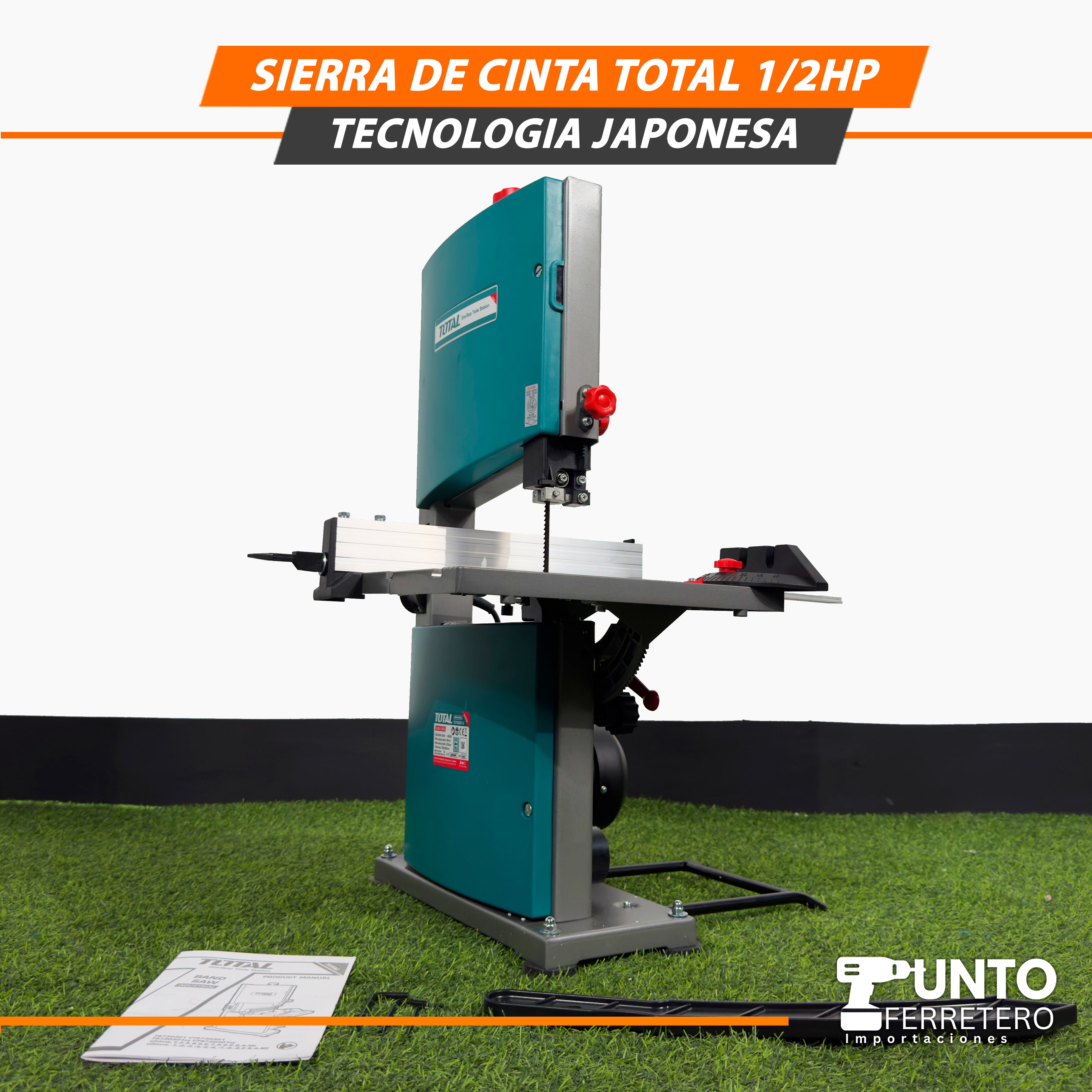 Sierra de Cinta Total 1-2HP