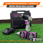 Taladro Percutor 18V Neo (Brushless Sin Carbones) + 2-Baterias