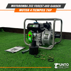 Motobomba 2x2 forest & garden motor 4 tiempos 7 hp 196cc