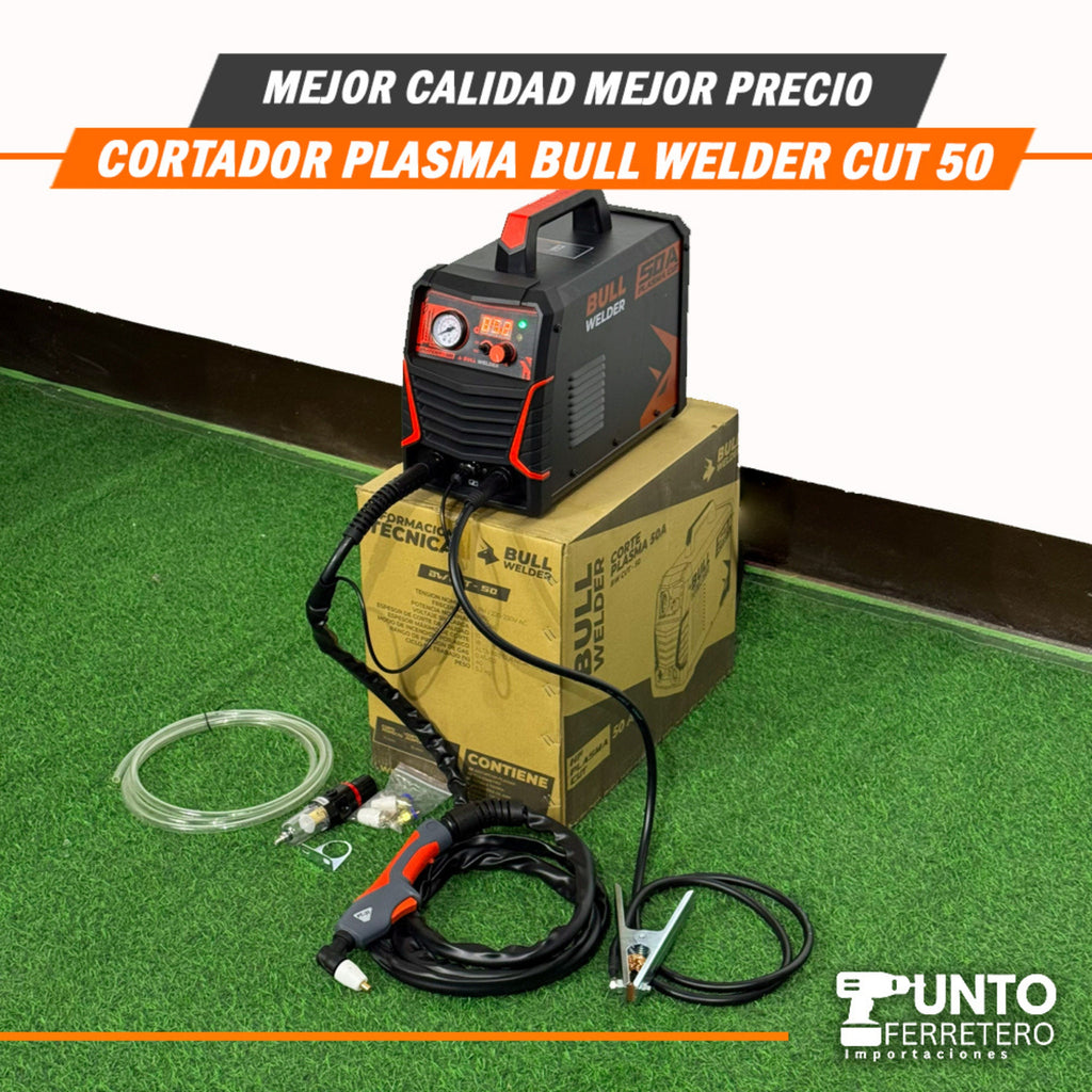 cortador plasma bull welder cut 50A  (corta 12mm-18mm) uso industrial