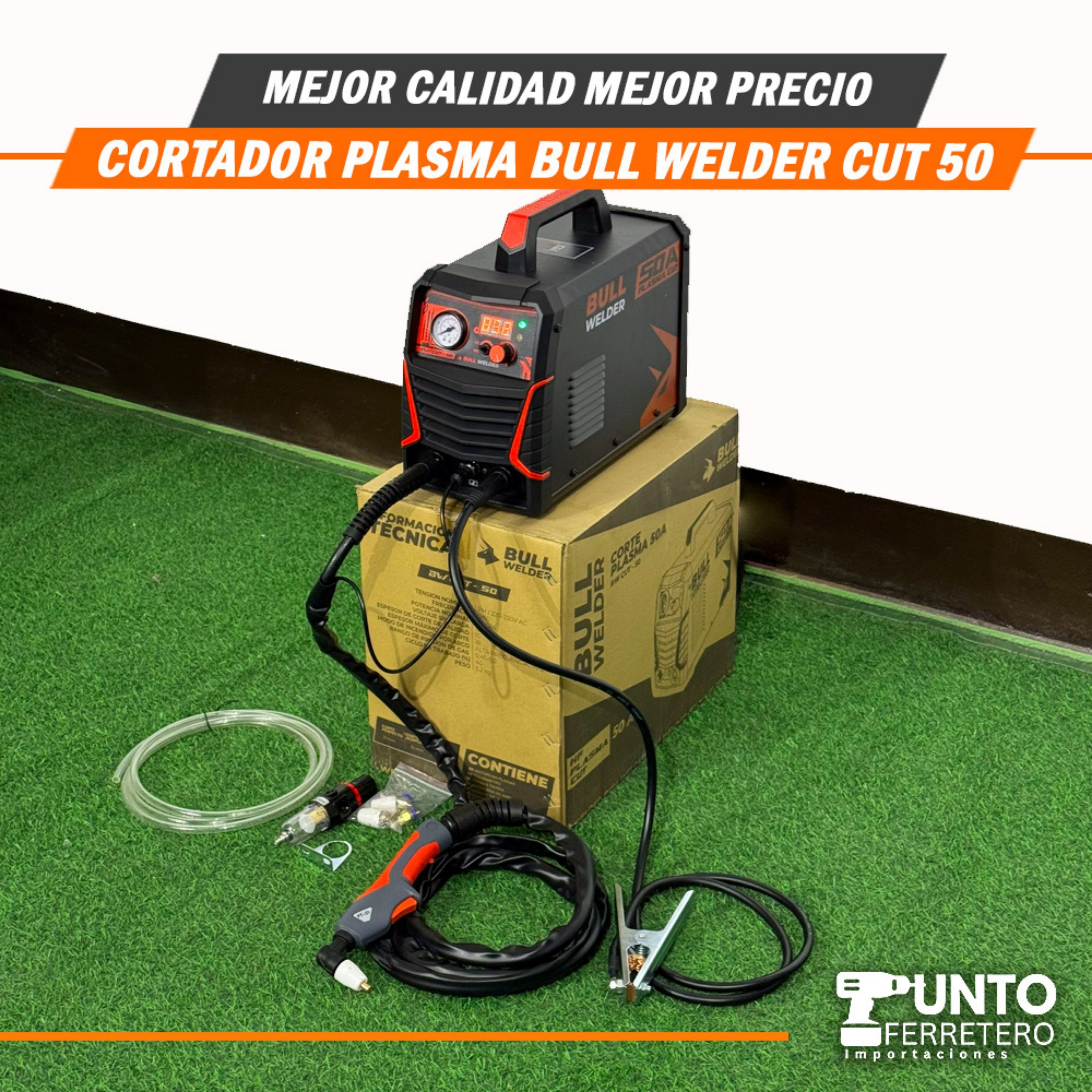 cortador plasma bull welder cut 50A  (corta 12mm-18mm) uso industrial