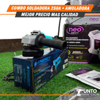 Combo Soldador 250A+Amoladora: ⚡💪
