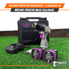 Taladro Percurtor Brushless+2 Baterías 2A🔥🔋
