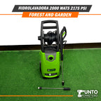 HIDROLAVADORA 2000W 2175 PS 150 BARES + CHAMPUNERA INCORPORADA