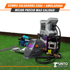 Combo Soldador 250A+Amoladora: ⚡💪