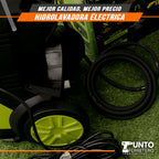 hidrolavadora 2500W industrial  2465psi con 2 dispensadores de jabon forest & garden DOBLE CHAMPUNERA