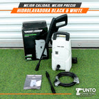 hidrolavadora black&white 1,200W 90bar - 1305psi uso profesional