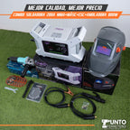combo soldadora neo 200A + amoladora+ escuadra 800W