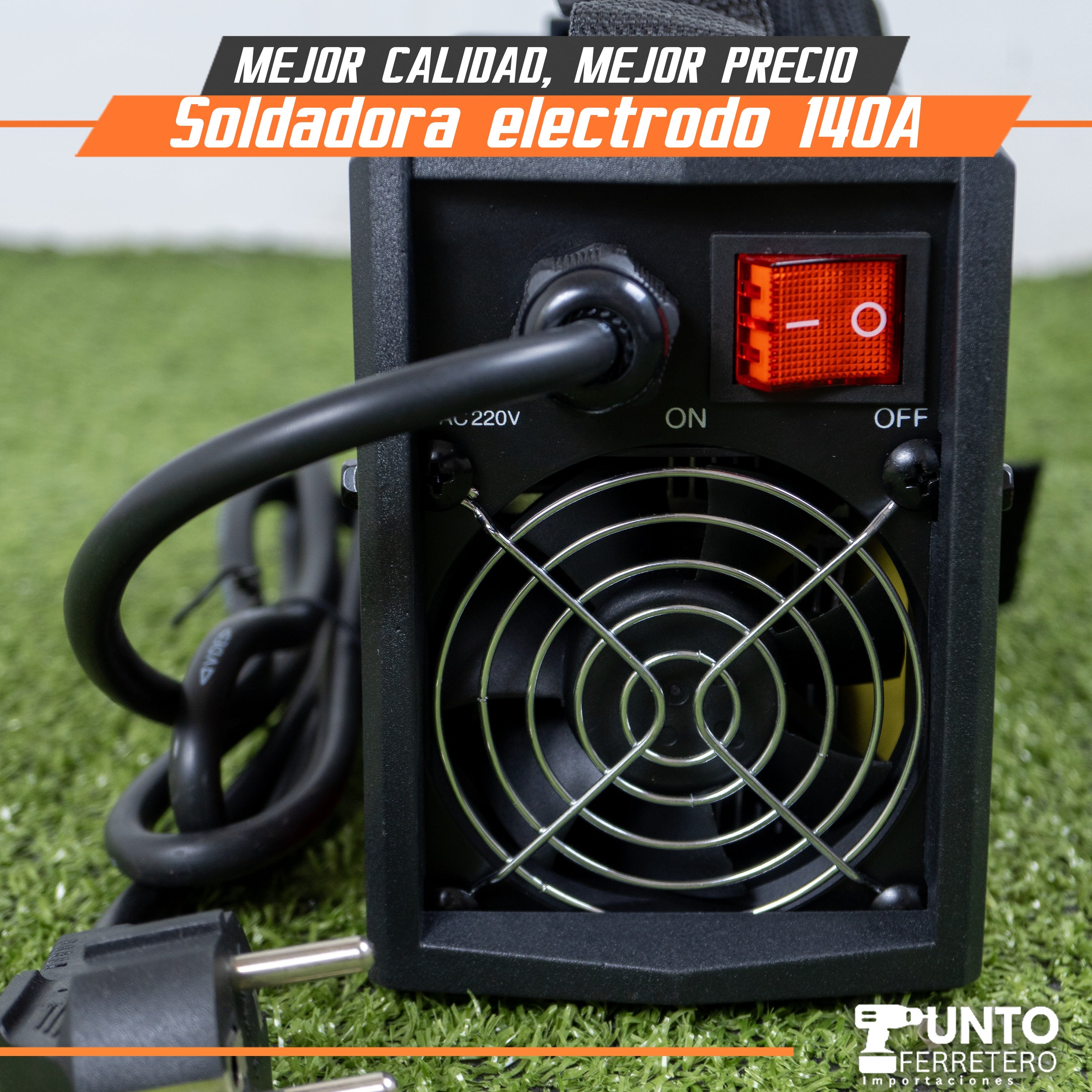soldadora electrodo lift tig 140 amperios (supercito,indura,nazca-pro,sello cord)