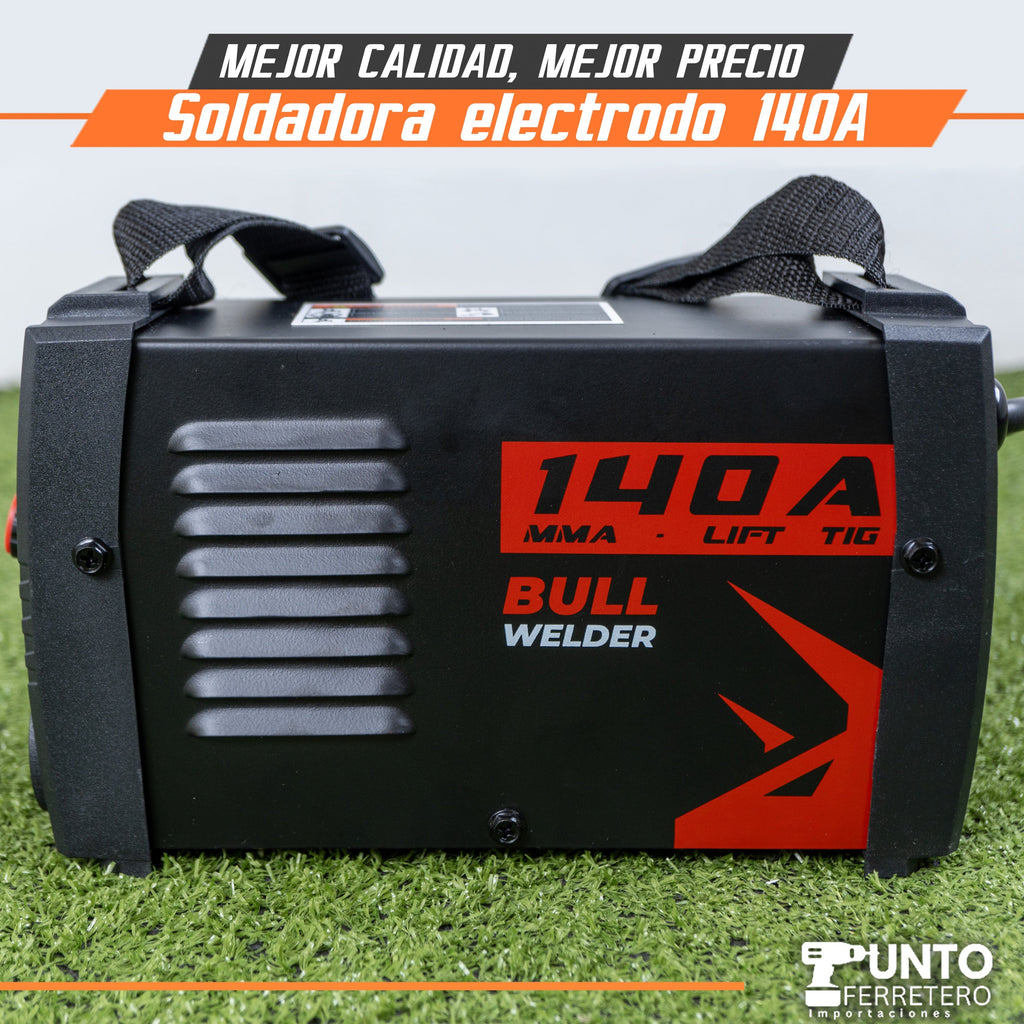 soldadora electrodo lift tig 140 amperios (supercito,indura,nazca-pro,sello cord)