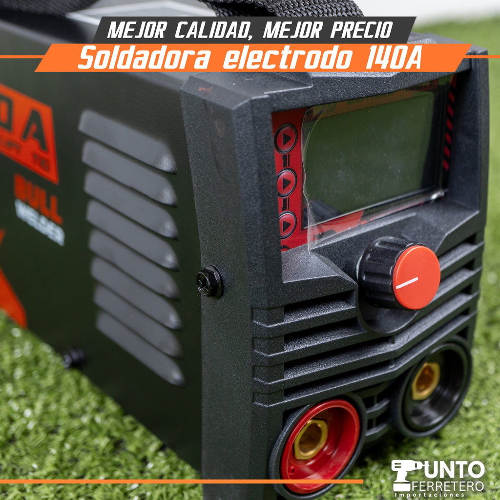 soldadora electrodo lift tig 140 amperios (supercito,indura,nazca-pro,sello cord)