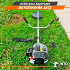 combo motosierra 20 pulgadas  + motoguadaña 52cc tecnologia americana (motor 2 tiempos)
