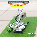Cierra ingleteadora electrica neo  2200W 10 pulgadas uso industrial (dientes tungsteno )