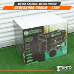 GENERADOR ELECTRICO 7500W MOTOR 4 TIEMPOS 420 CC 25 LITROS forest & garden