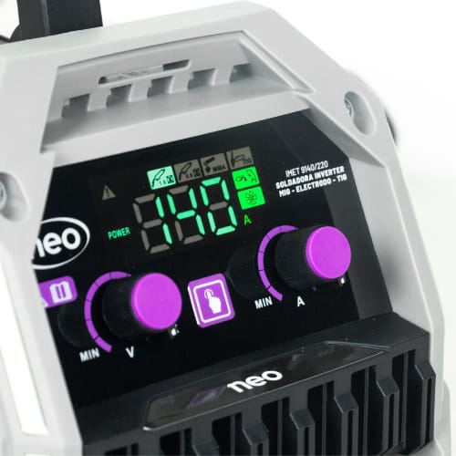 soldadora de 140 amperios neo  multiproceso modelo 2026 (mig-mma-tig lift)