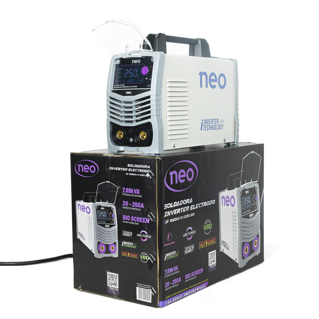 SOLDADORA 250A NEO + MASCARA + 1KG ELECTRODO