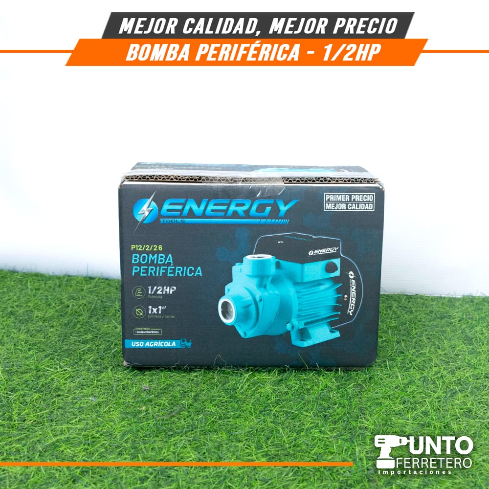 BOMBA PERIFERICA DE 1/2HP ENERGY