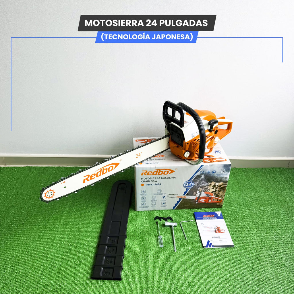 Motosierra 24 Pulgadas Redboo (Tecnología Japonesa)