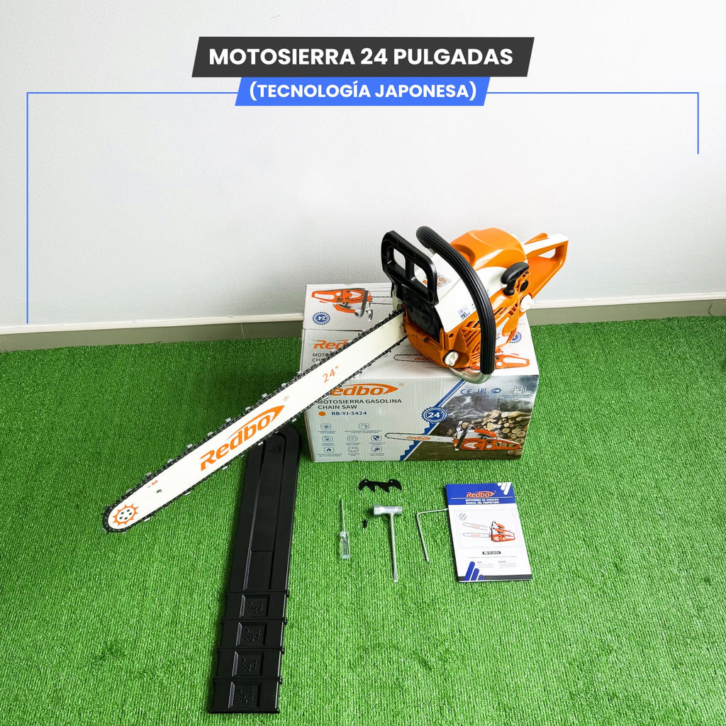 Motosierra 24 Pulgadas Redboo (Tecnología Japonesa)