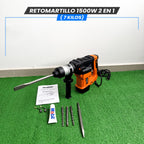 Rotomartillo 2 en 1  1500W 17KG -6J (Tecnología Japonesa)