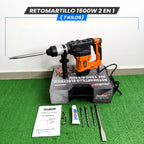 Rotomartillo 2 en 1  1500W 17KG -6J (Tecnología Japonesa)