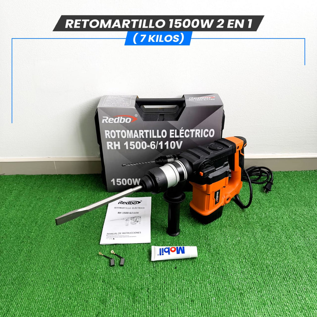 Rotomartillo 2 en 1  1500W 17KG -6J (Tecnología Japonesa)