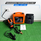 Soldadora 140A (MMA-LIFT/TIG)-Tecnología Japonesa.