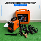 Soldadora 140A (MMA-LIFT/TIG)-Tecnología Japonesa.