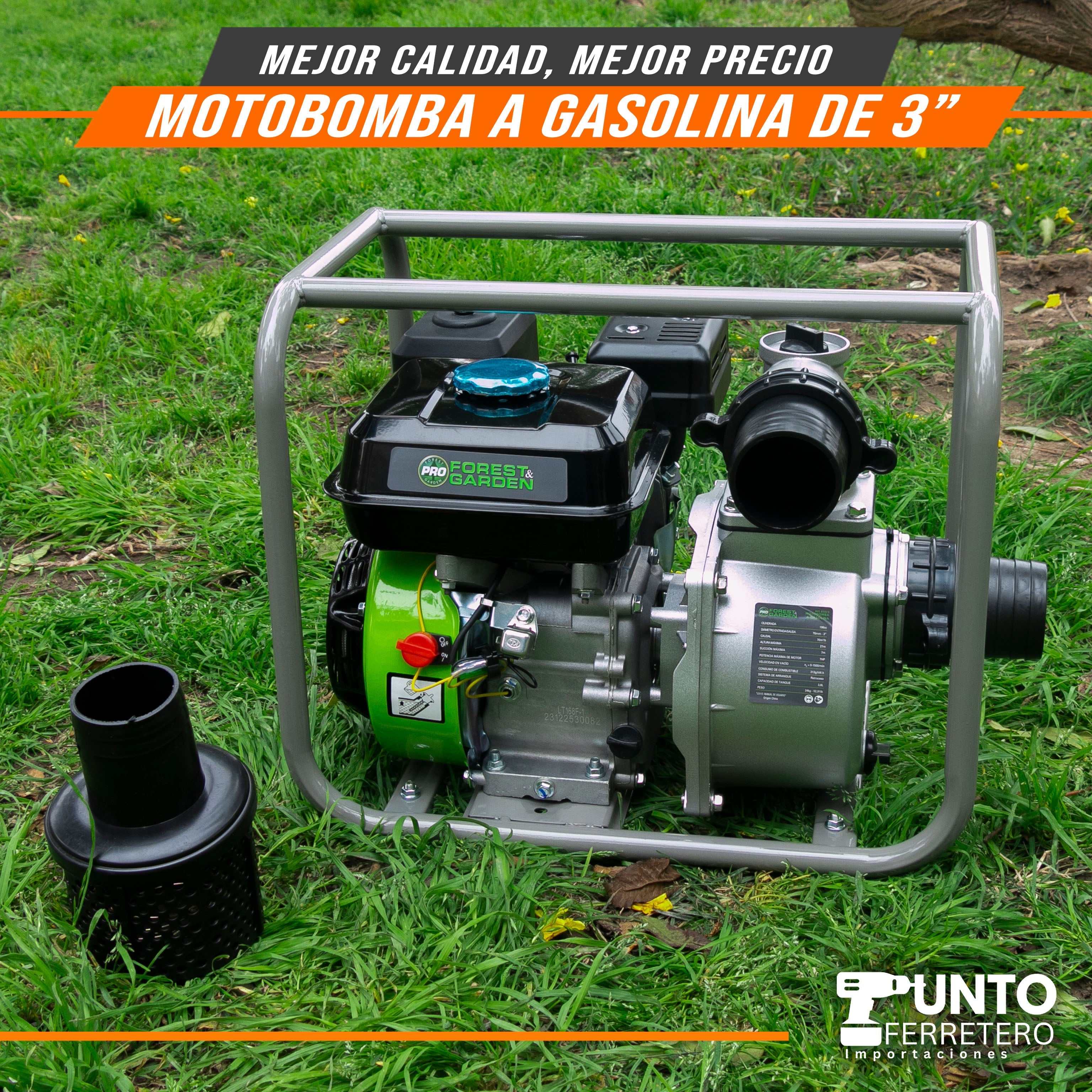 Motobomba 3x3 Forest Garden  motor 4 tiempos gasolinero